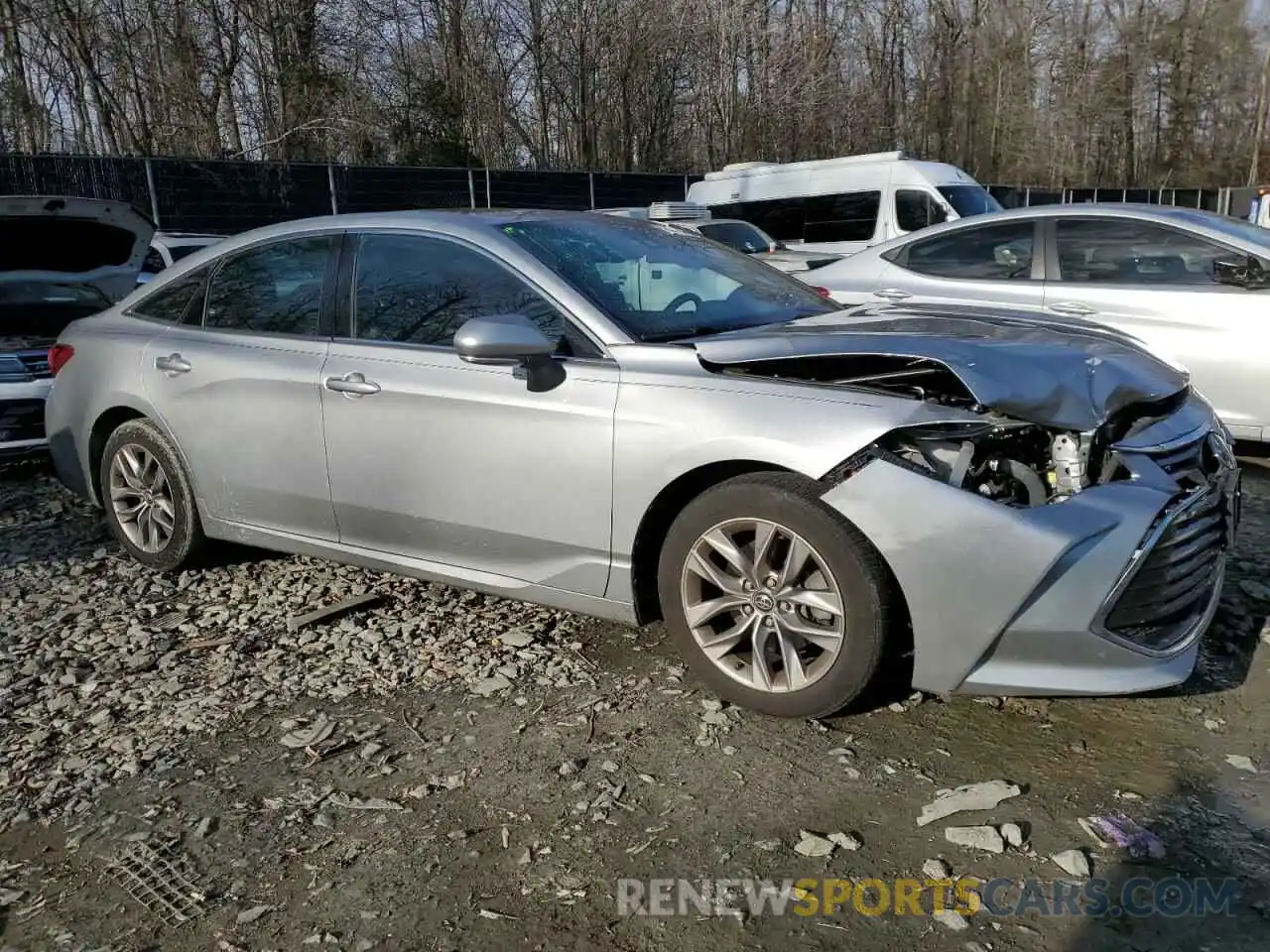 4 Photograph of a damaged car 4T1BZ1FB4KU007747 TOYOTA AVALON 2019