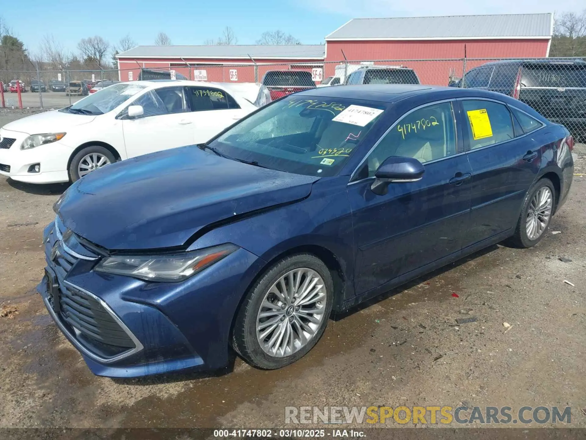 2 Photograph of a damaged car 4T1BZ1FB4KU034320 TOYOTA AVALON 2019
