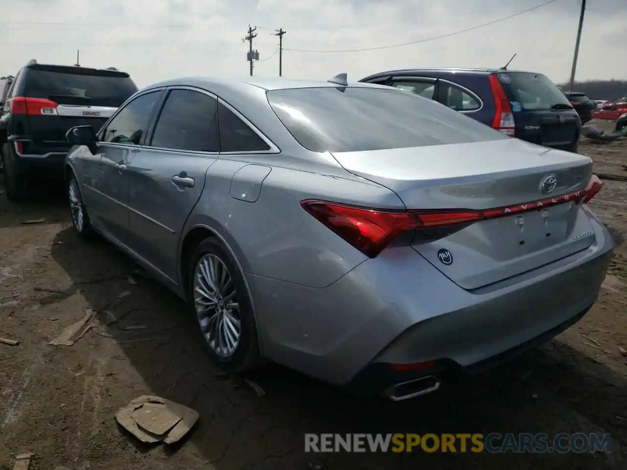 3 Photograph of a damaged car 4T1BZ1FB5KU025223 TOYOTA AVALON 2019