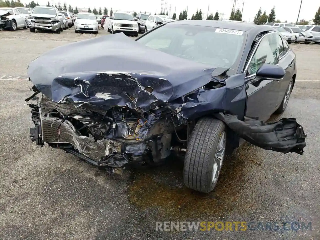 2 Photograph of a damaged car 4T1BZ1FB5KU035282 TOYOTA AVALON 2019