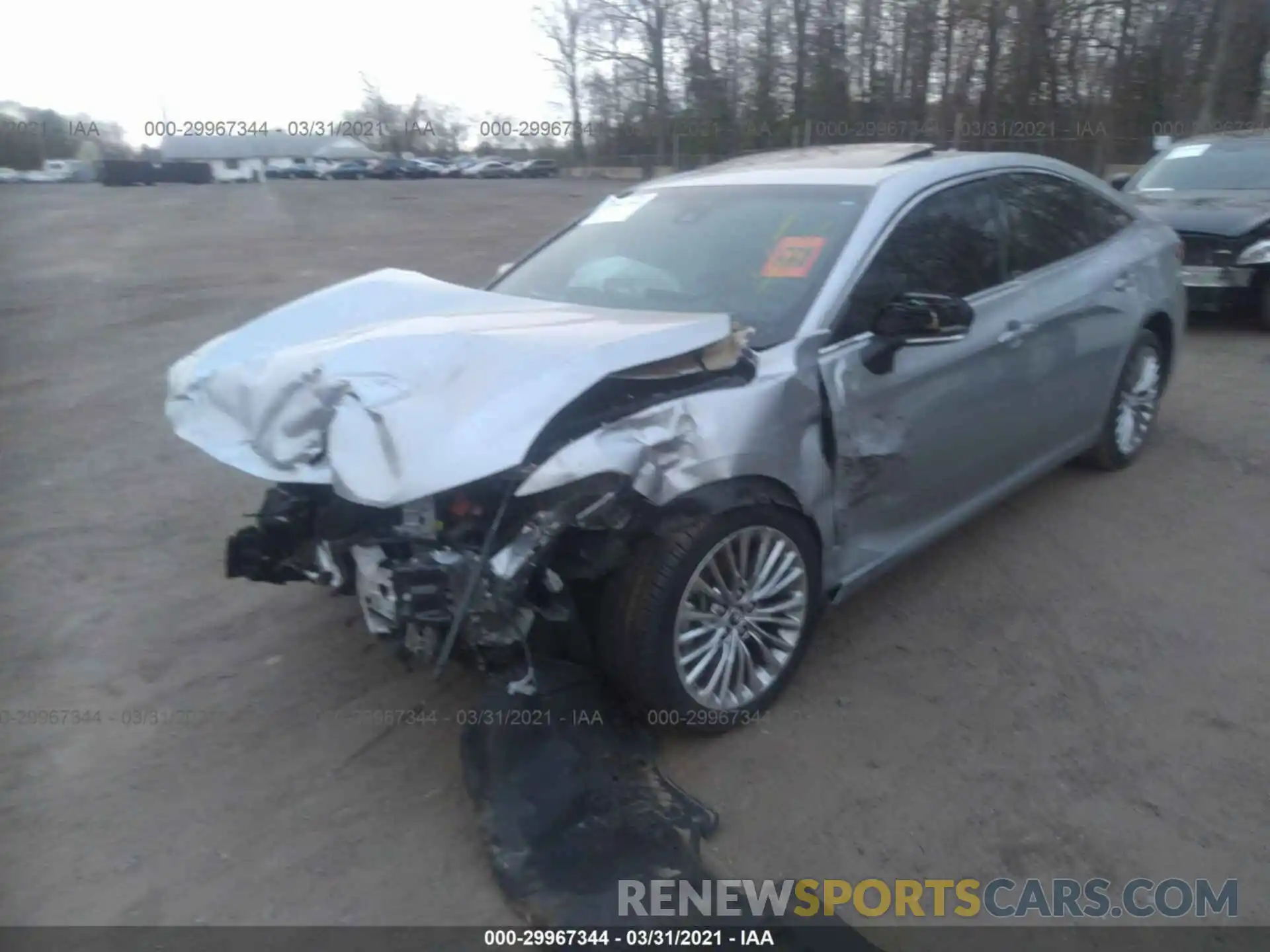 2 Photograph of a damaged car 4T1BZ1FB6KU013517 TOYOTA AVALON 2019