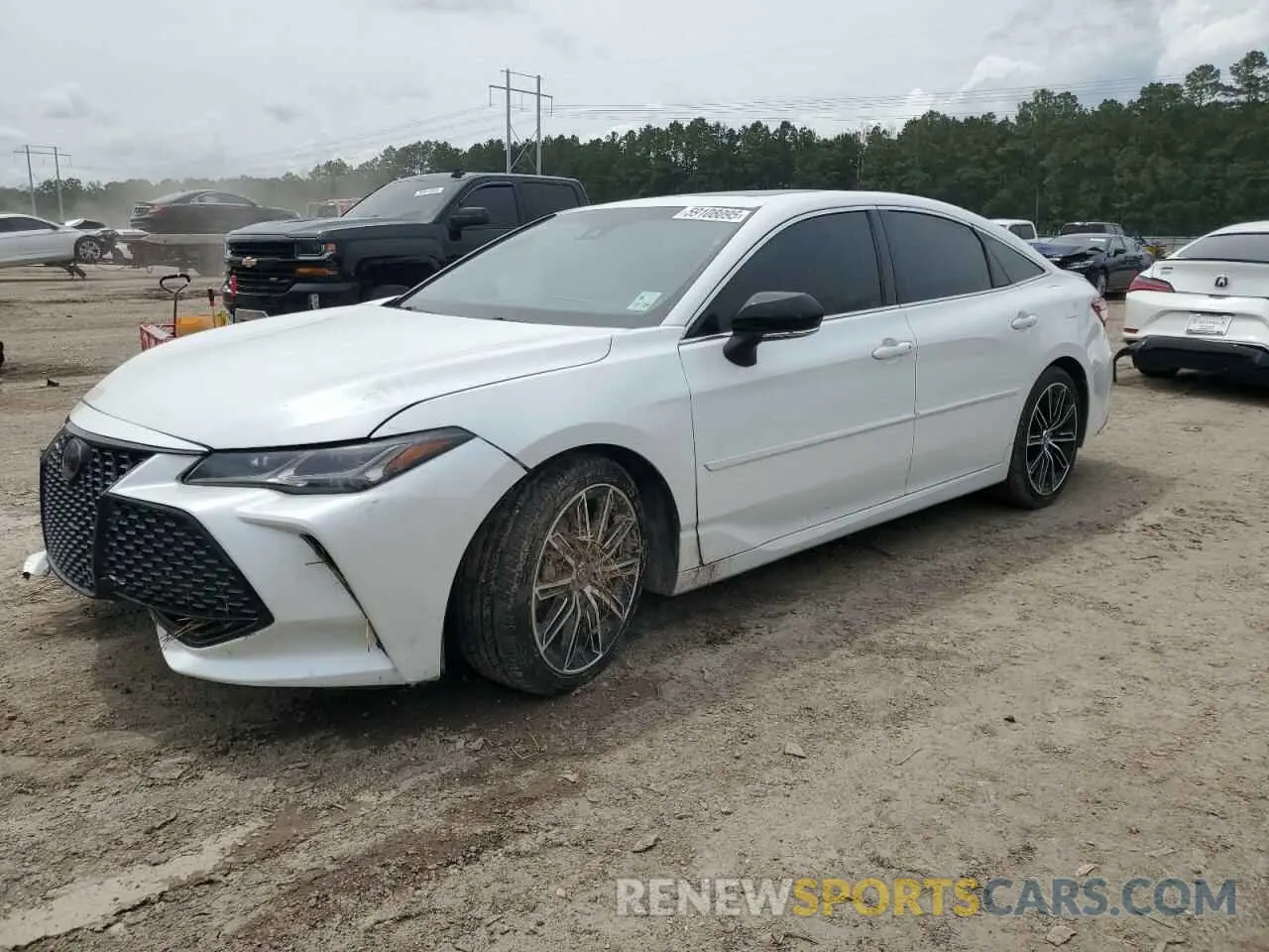 1 Photograph of a damaged car 4T1BZ1FB6KU023061 TOYOTA AVALON 2019