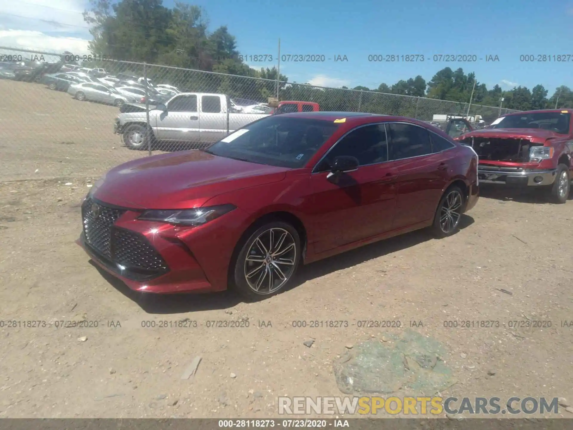 2 Photograph of a damaged car 4T1BZ1FB6KU034187 TOYOTA AVALON 2019