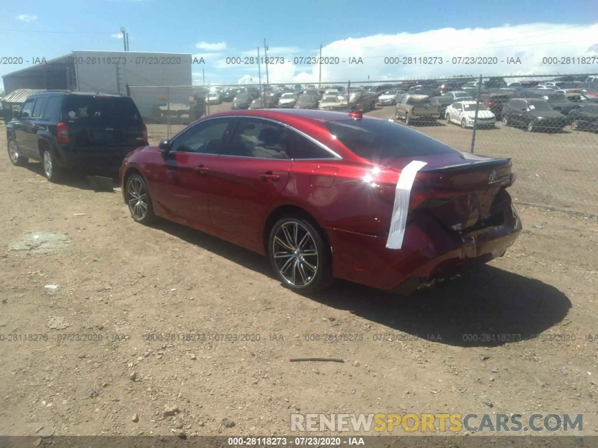 3 Photograph of a damaged car 4T1BZ1FB6KU034187 TOYOTA AVALON 2019