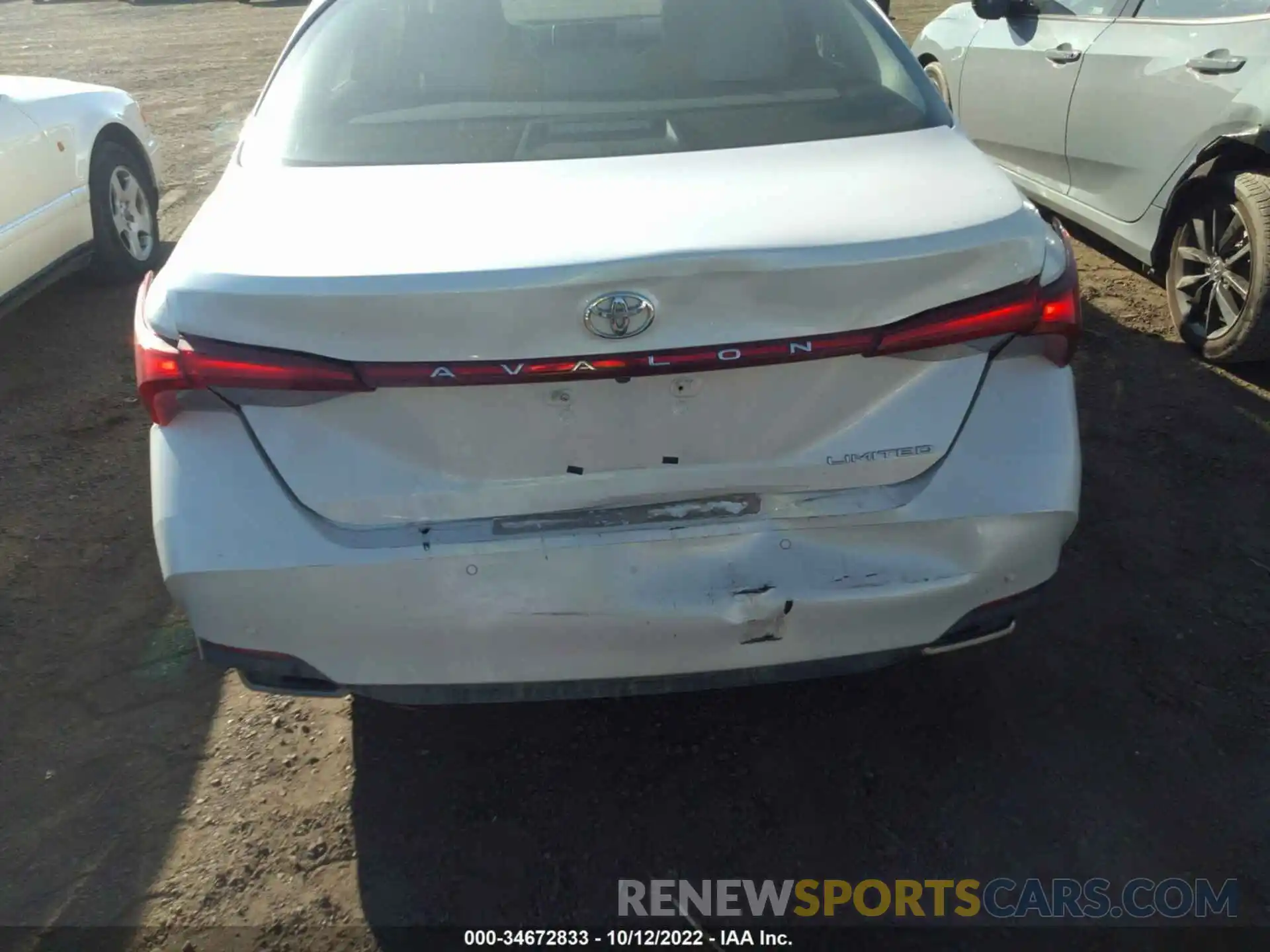 6 Photograph of a damaged car 4T1BZ1FB7KU001845 TOYOTA AVALON 2019