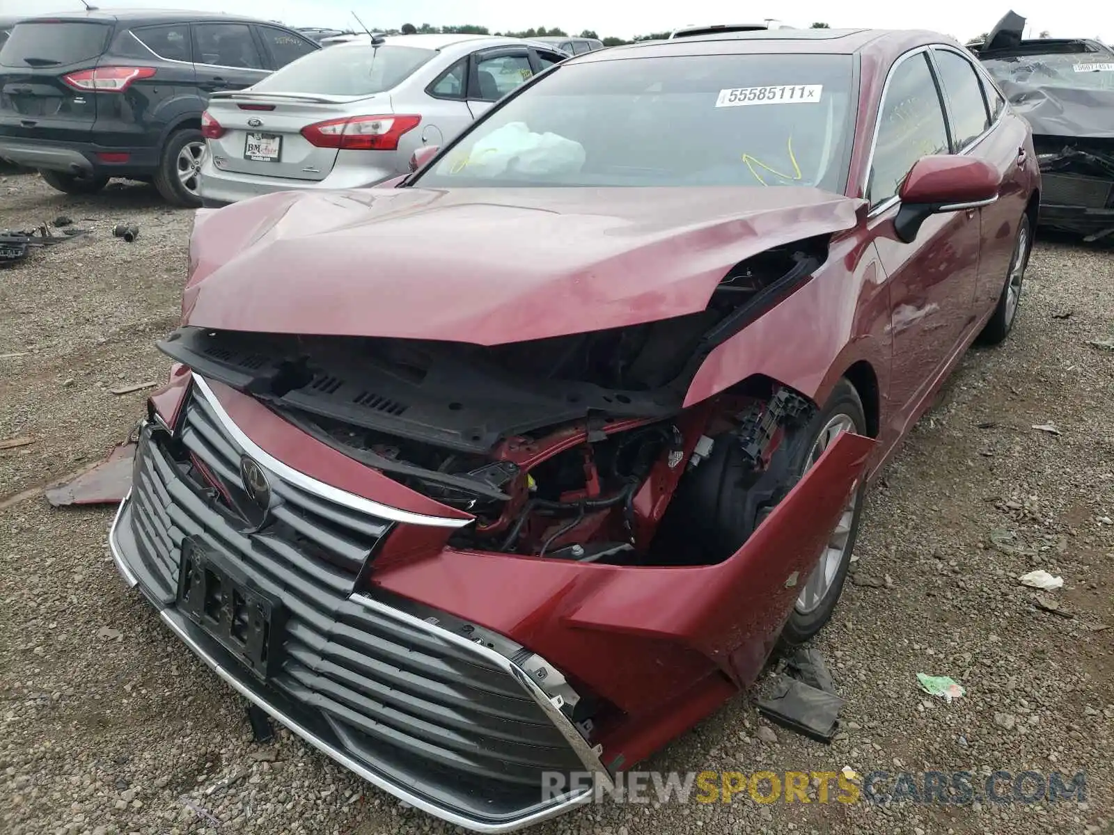 2 Photograph of a damaged car 4T1BZ1FB7KU003515 TOYOTA AVALON 2019