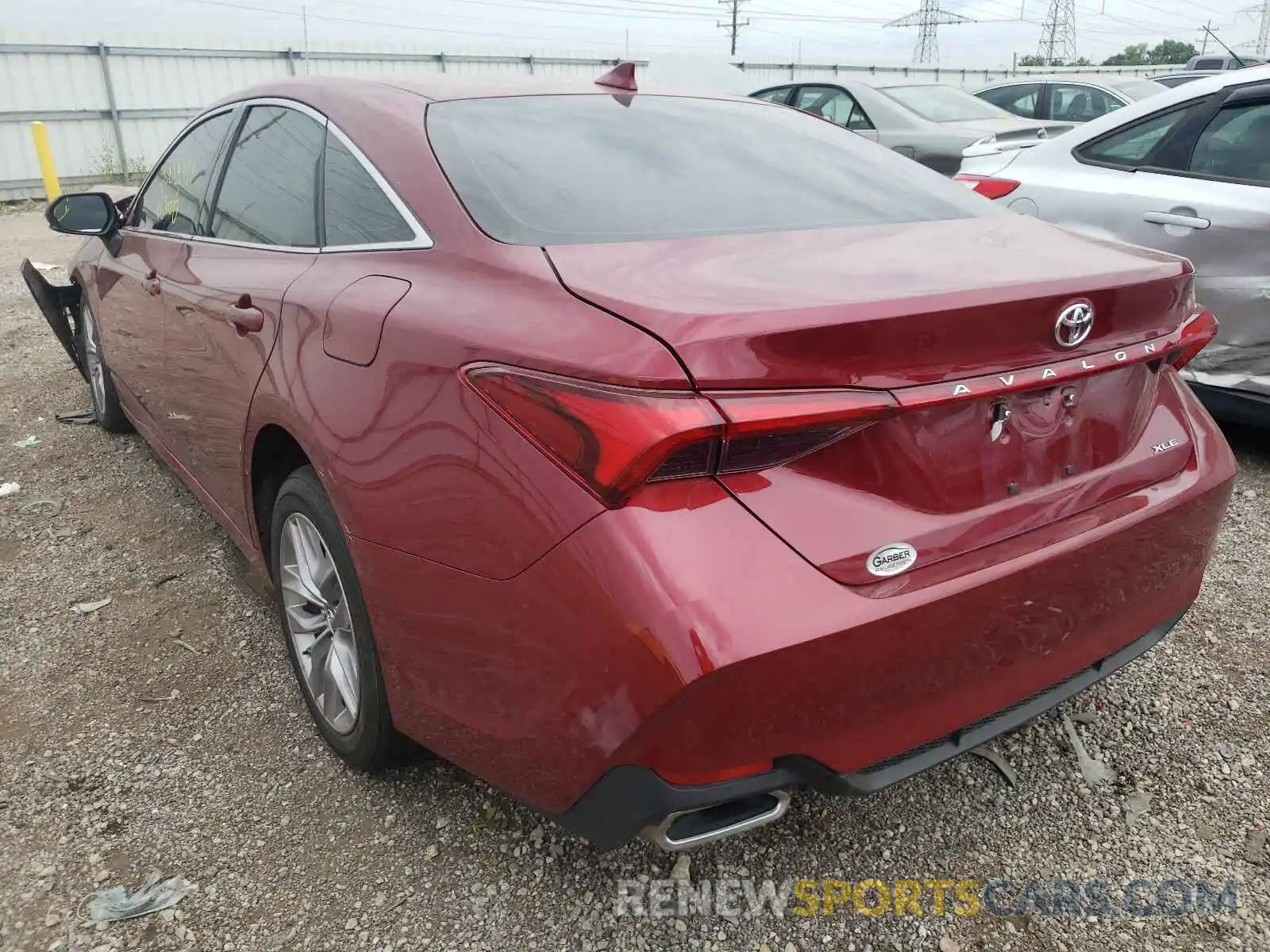 3 Photograph of a damaged car 4T1BZ1FB7KU003515 TOYOTA AVALON 2019