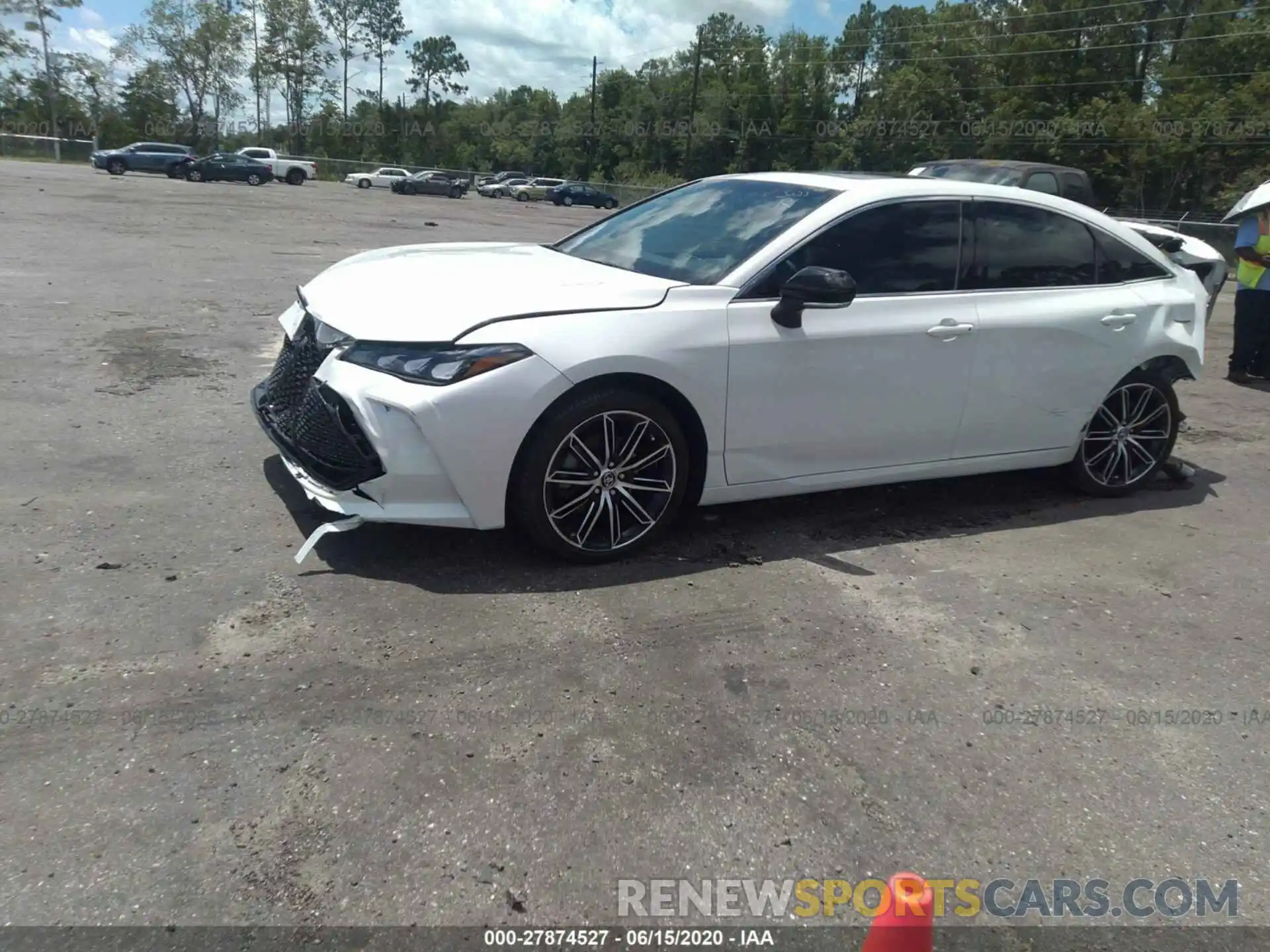 2 Photograph of a damaged car 4T1BZ1FB7KU005023 TOYOTA AVALON 2019