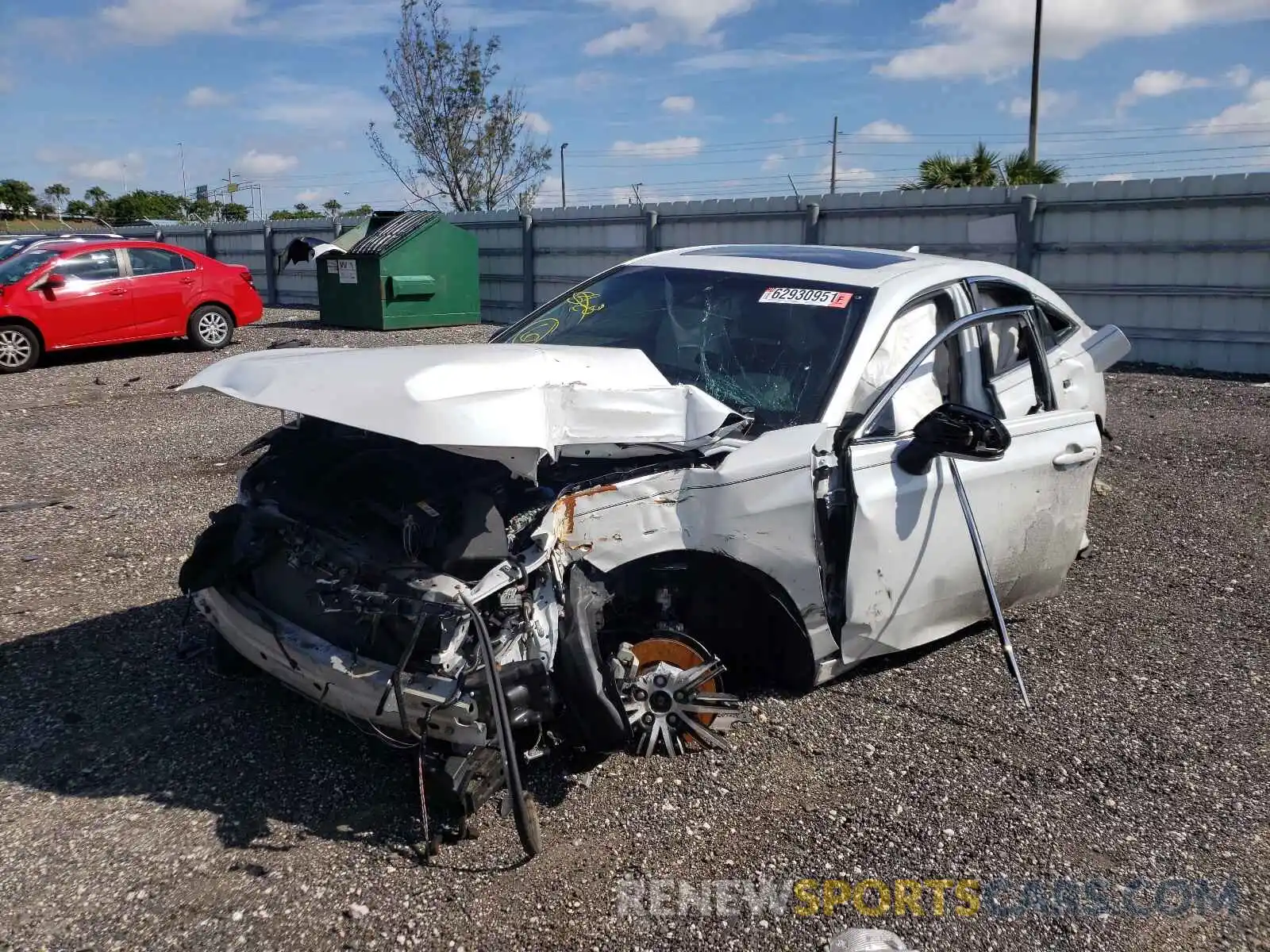 2 Photograph of a damaged car 4T1BZ1FB7KU006334 TOYOTA AVALON 2019