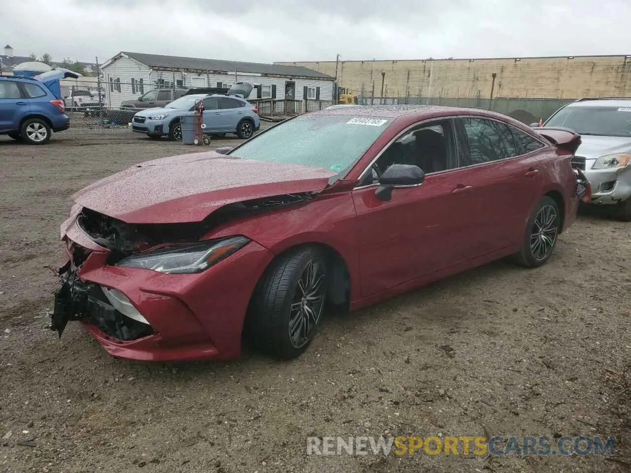 1 Photograph of a damaged car 4T1BZ1FB7KU011923 TOYOTA AVALON 2019