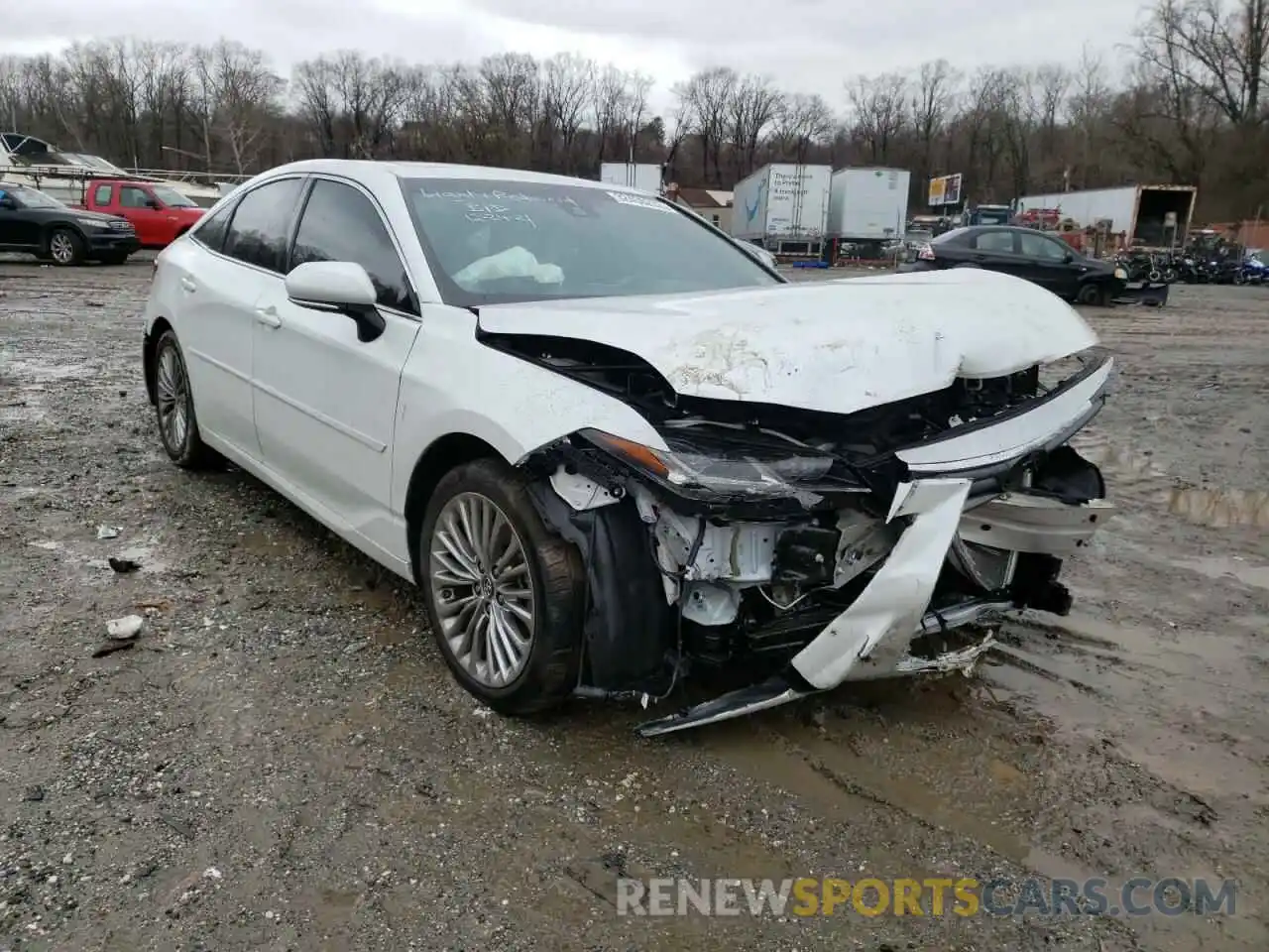 1 Photograph of a damaged car 4T1BZ1FB7KU015874 TOYOTA AVALON 2019