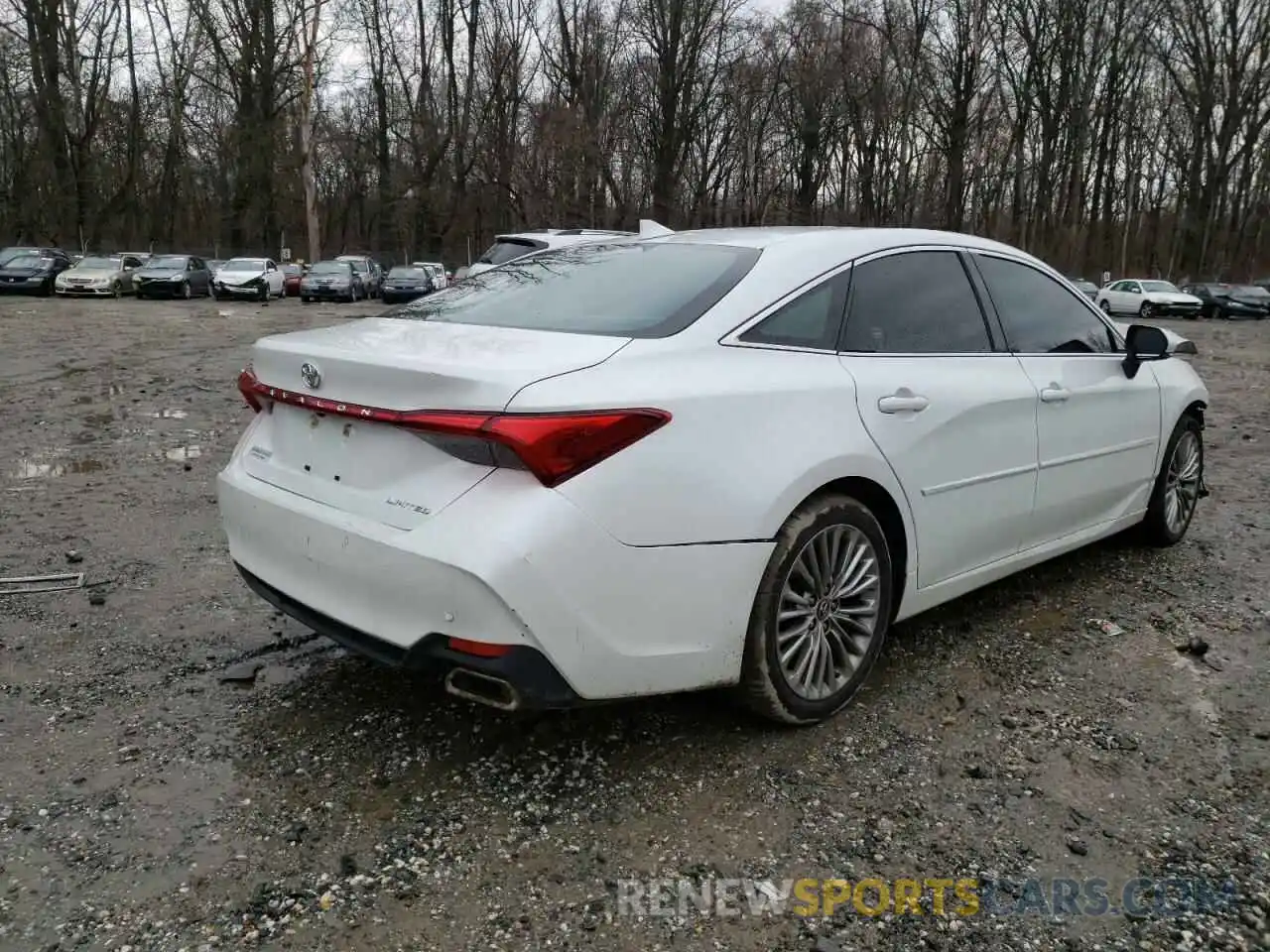 4 Photograph of a damaged car 4T1BZ1FB7KU015874 TOYOTA AVALON 2019