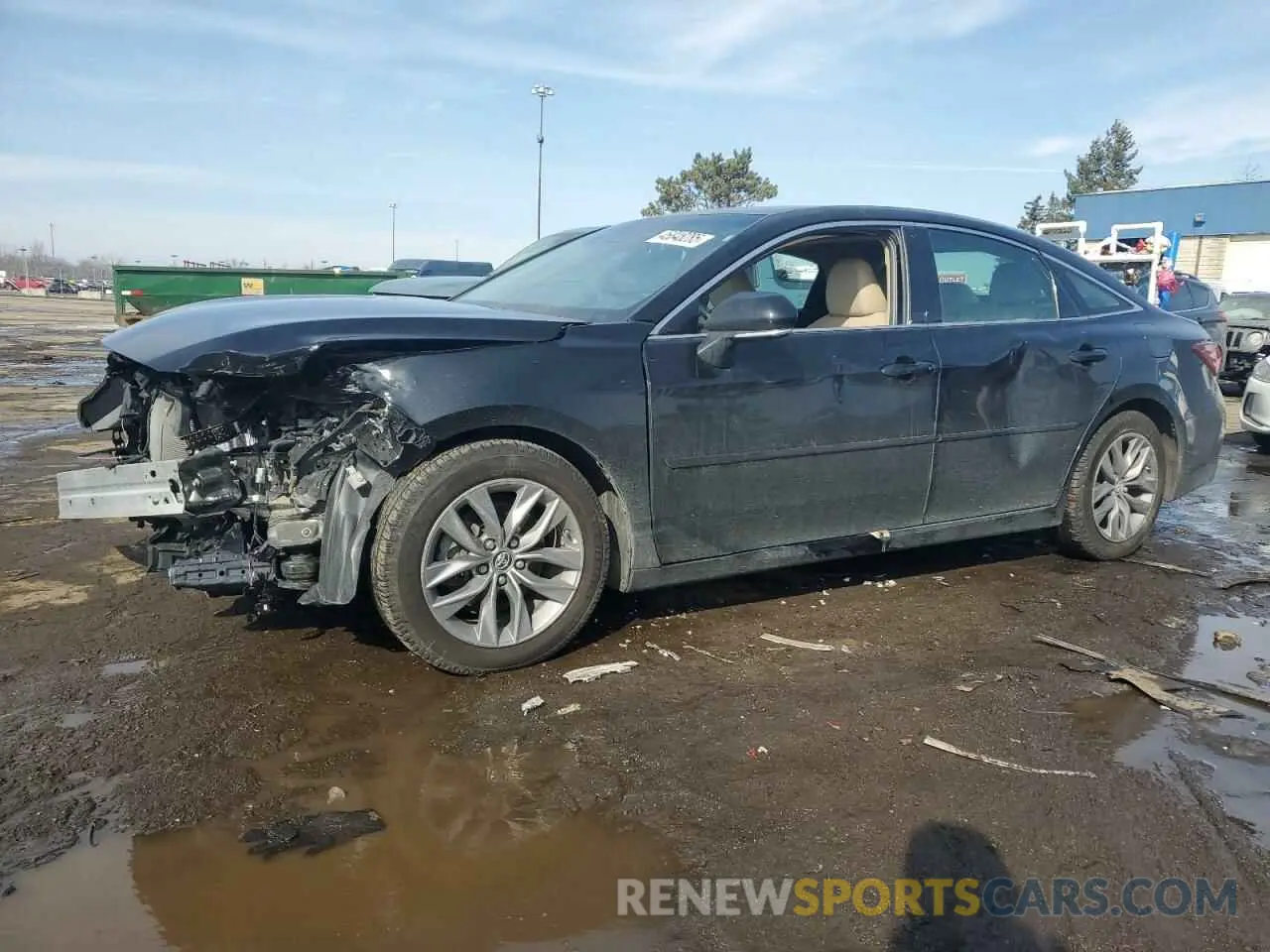 1 Photograph of a damaged car 4T1BZ1FB7KU021528 TOYOTA AVALON 2019