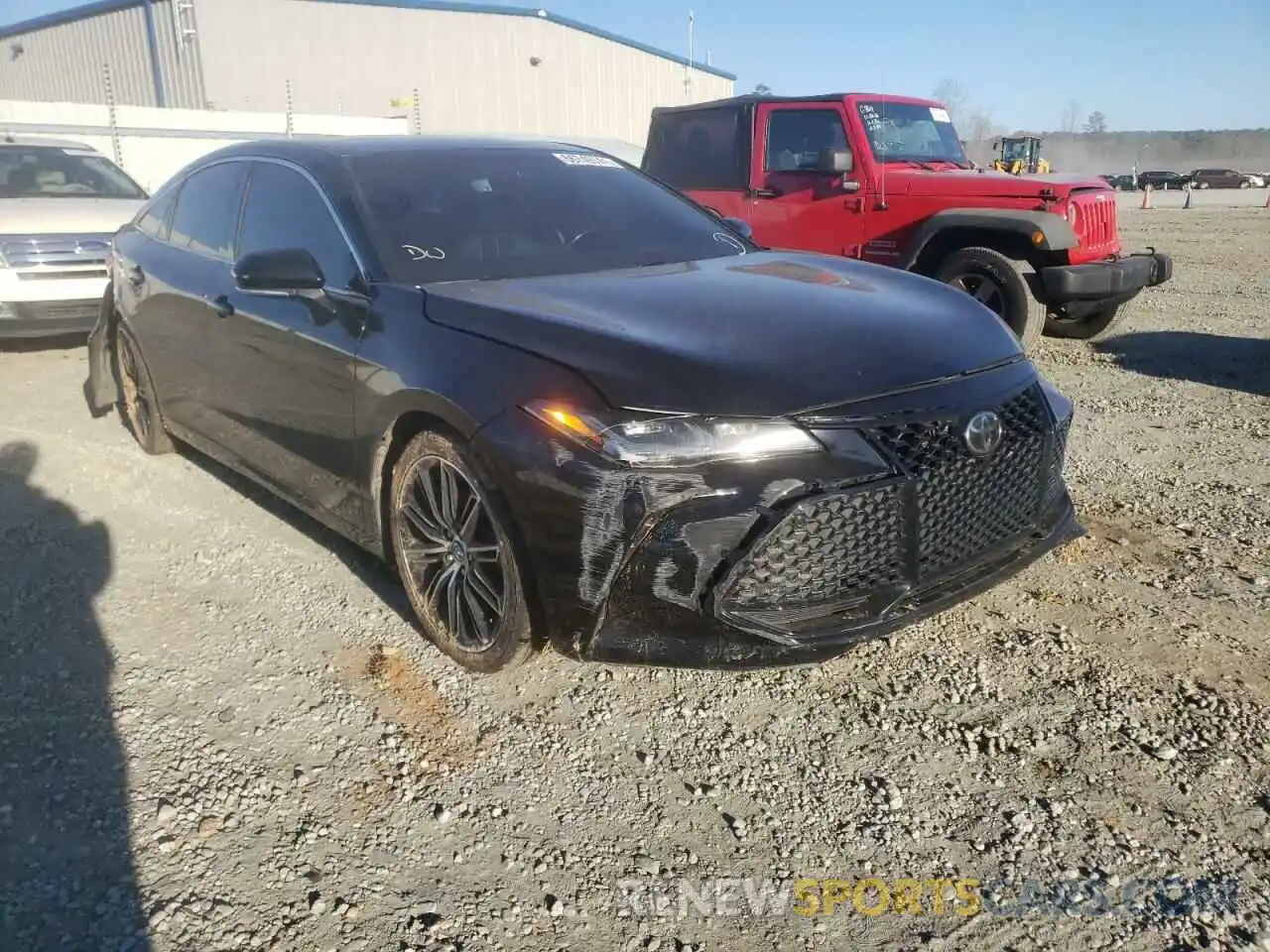 1 Photograph of a damaged car 4T1BZ1FB7KU024123 TOYOTA AVALON 2019