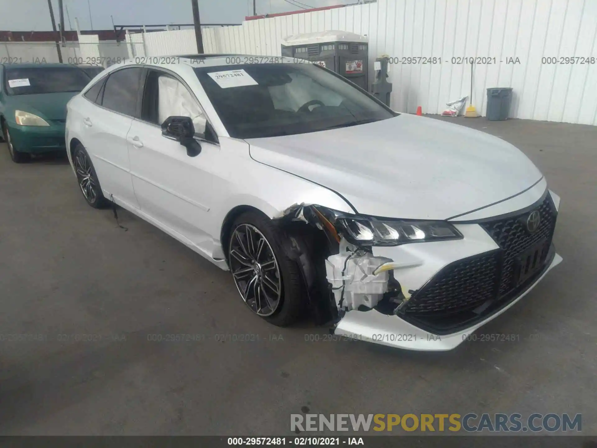 1 Photograph of a damaged car 4T1BZ1FB7KU025885 TOYOTA AVALON 2019