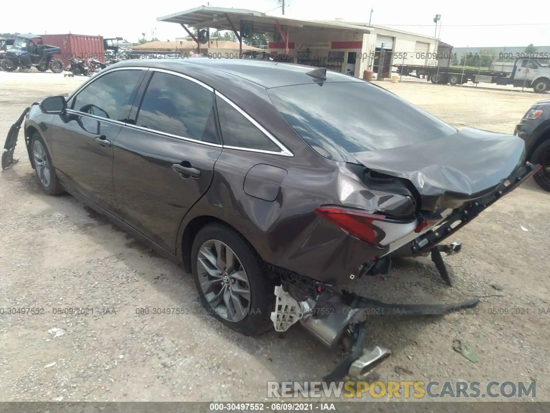 3 Photograph of a damaged car 4T1BZ1FB7KU037373 TOYOTA AVALON 2019