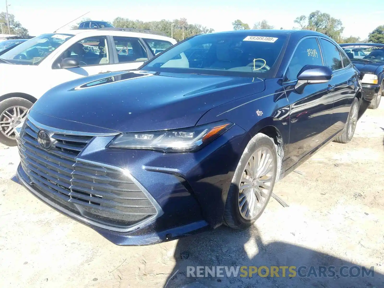 2 Photograph of a damaged car 4T1BZ1FB8KU010554 TOYOTA AVALON 2019