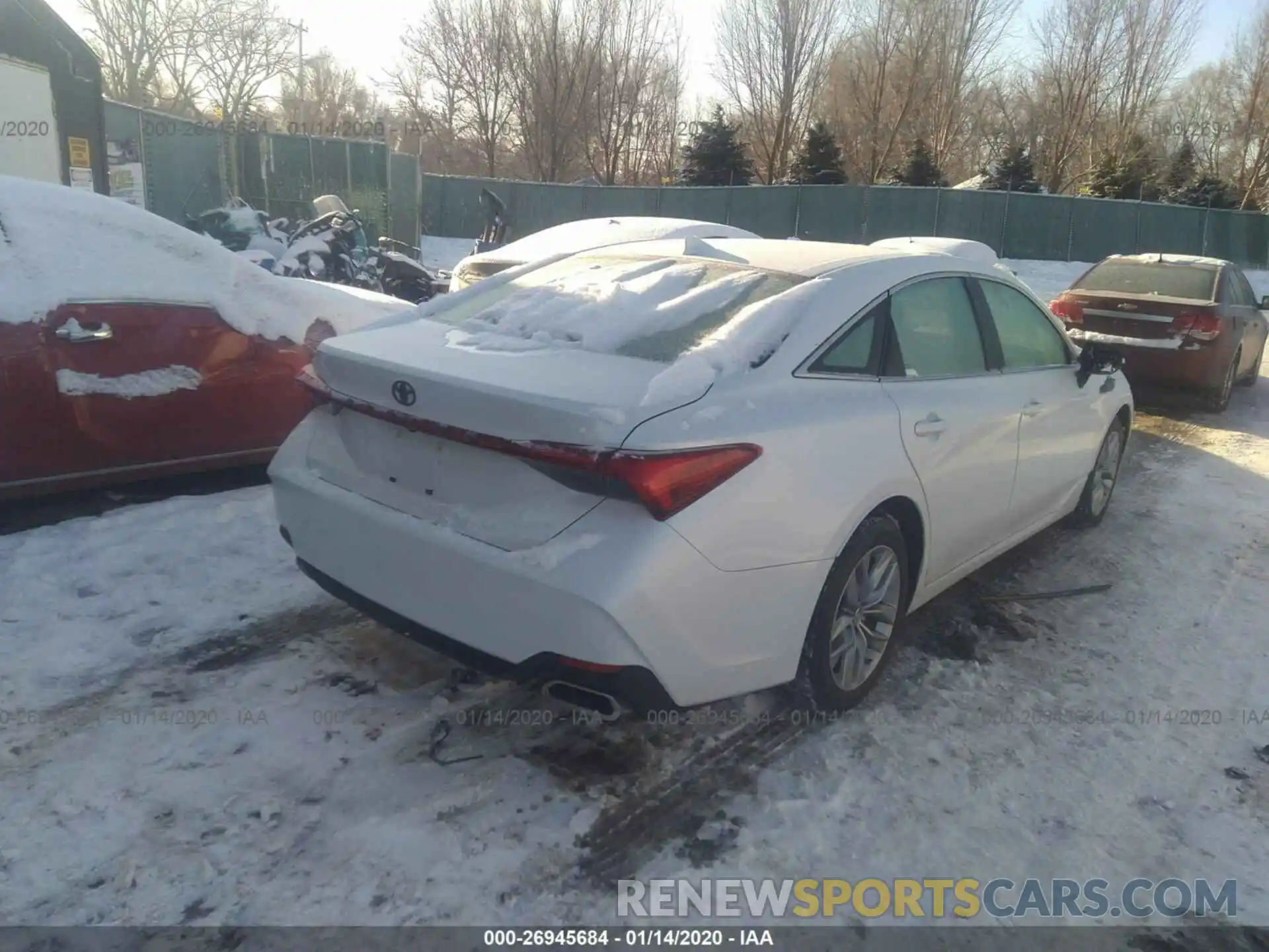 4 Photograph of a damaged car 4T1BZ1FB8KU010831 TOYOTA AVALON 2019