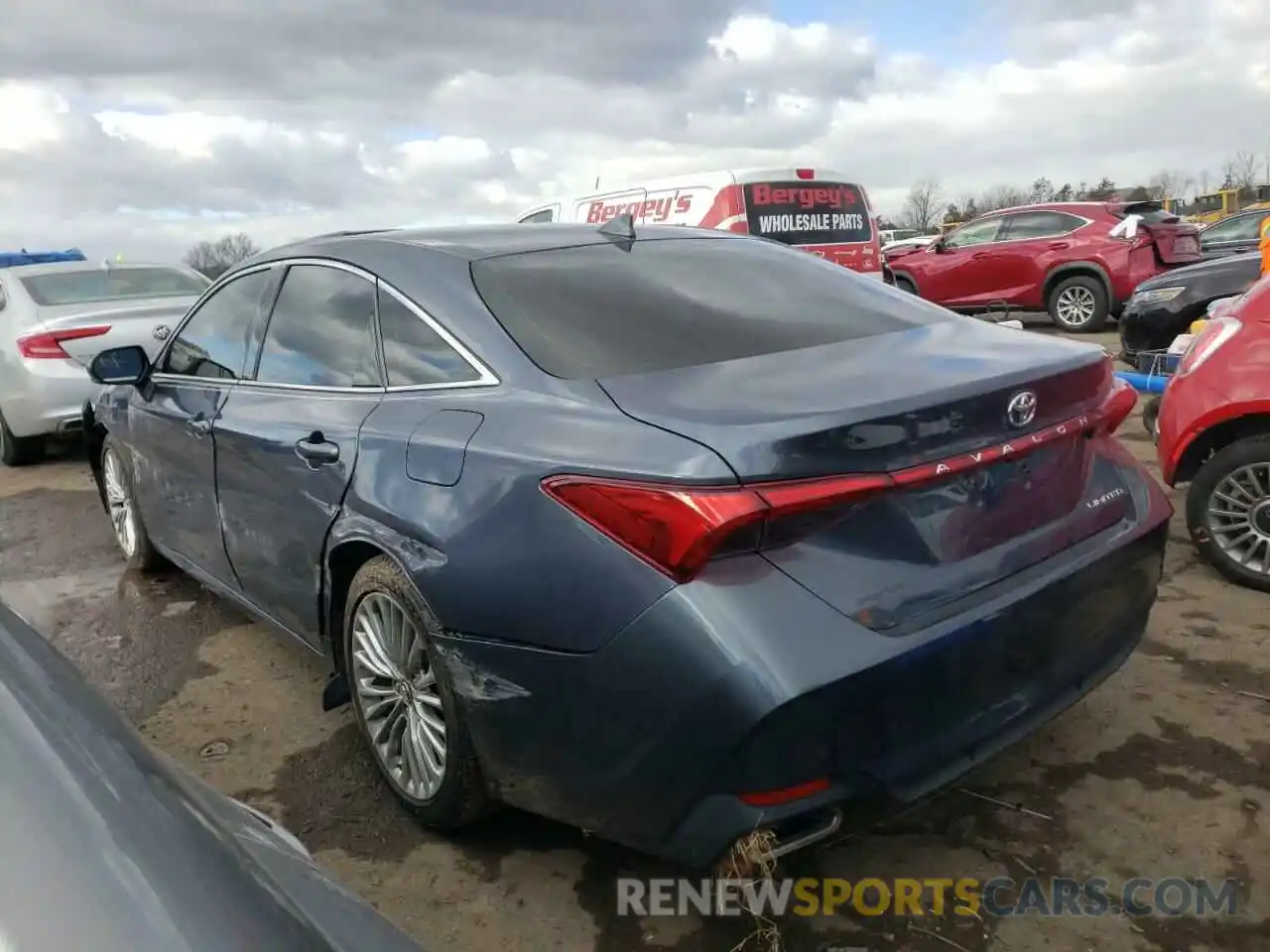 3 Photograph of a damaged car 4T1BZ1FB8KU018878 TOYOTA AVALON 2019