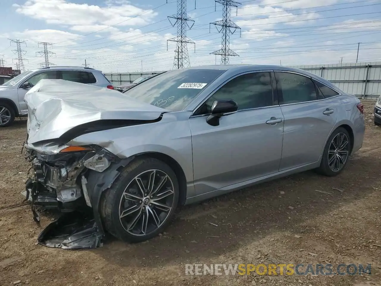 1 Photograph of a damaged car 4T1BZ1FB8KU034451 TOYOTA AVALON 2019