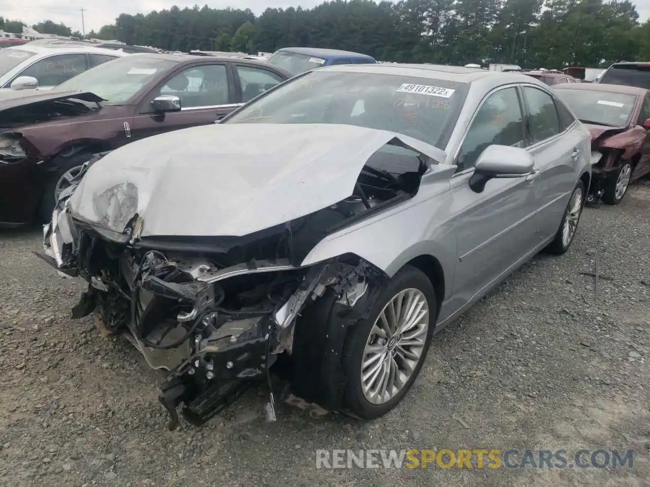 2 Photograph of a damaged car 4T1BZ1FB9KU009428 TOYOTA AVALON 2019