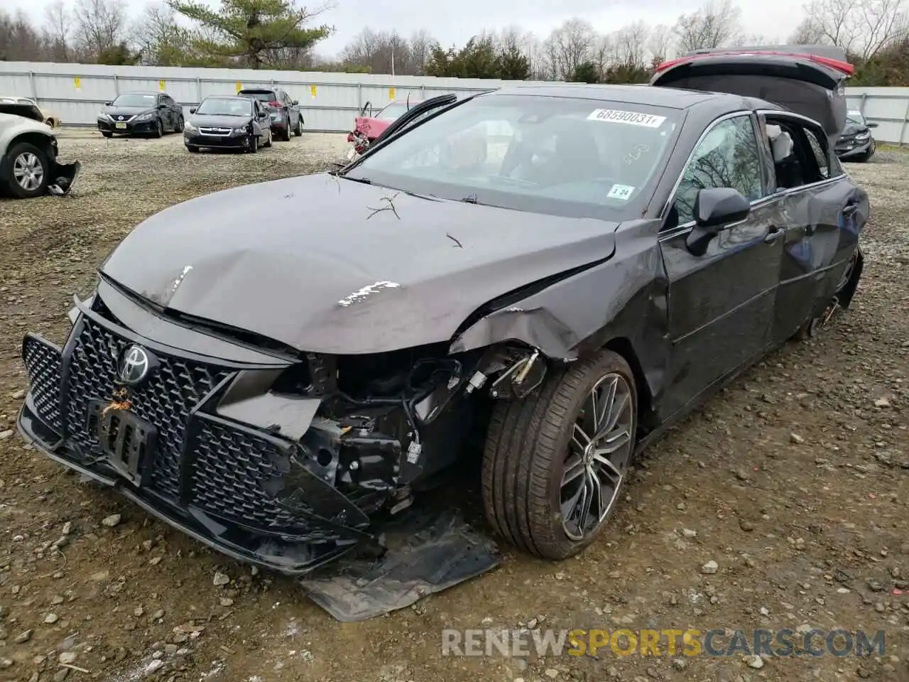 2 Photograph of a damaged car 4T1BZ1FB9KU021689 TOYOTA AVALON 2019