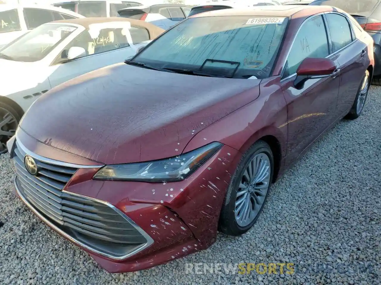 2 Photograph of a damaged car 4T1BZ1FB9KU035155 TOYOTA AVALON 2019