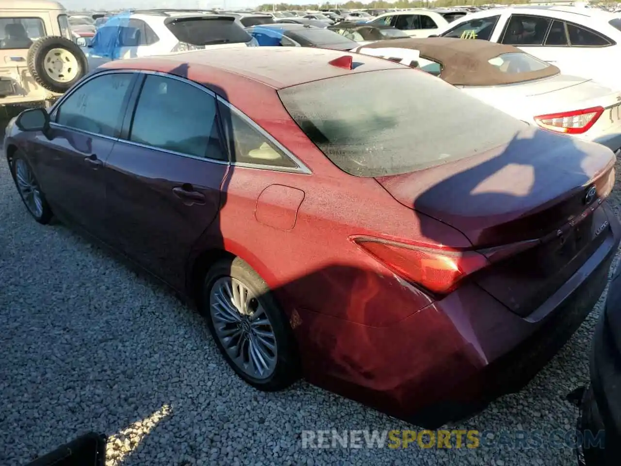 3 Photograph of a damaged car 4T1BZ1FB9KU035155 TOYOTA AVALON 2019