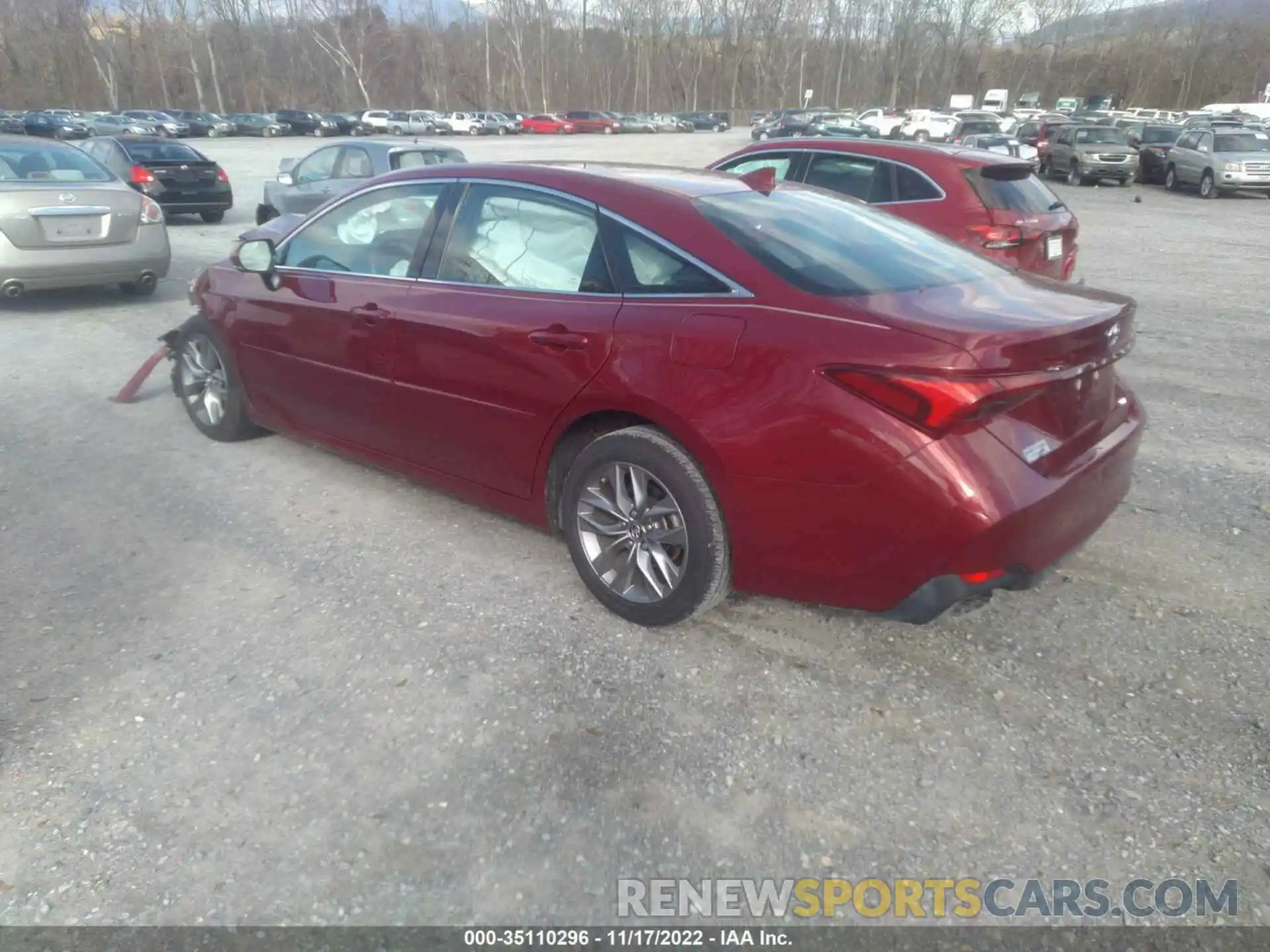 3 Photograph of a damaged car 4T1BZ1FB9KU038282 TOYOTA AVALON 2019