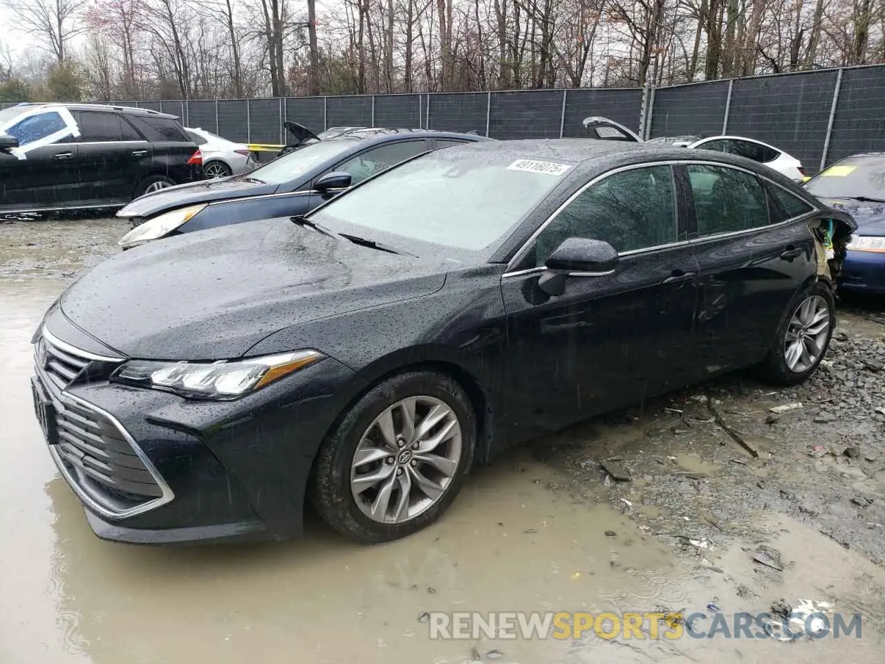 1 Photograph of a damaged car 4T1AZ1FB4LU043970 TOYOTA AVALON 2020