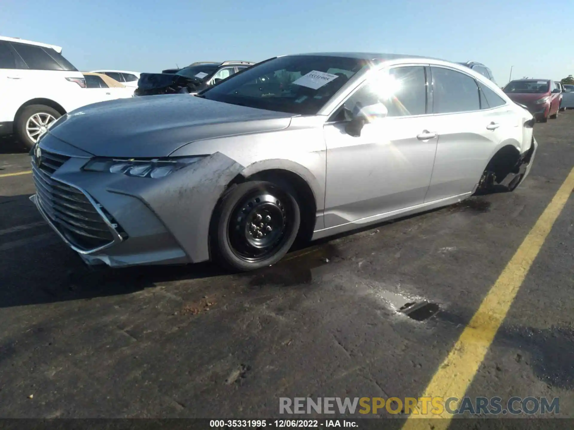 2 Photograph of a damaged car 4T1AZ1FB6LU041055 TOYOTA AVALON 2020