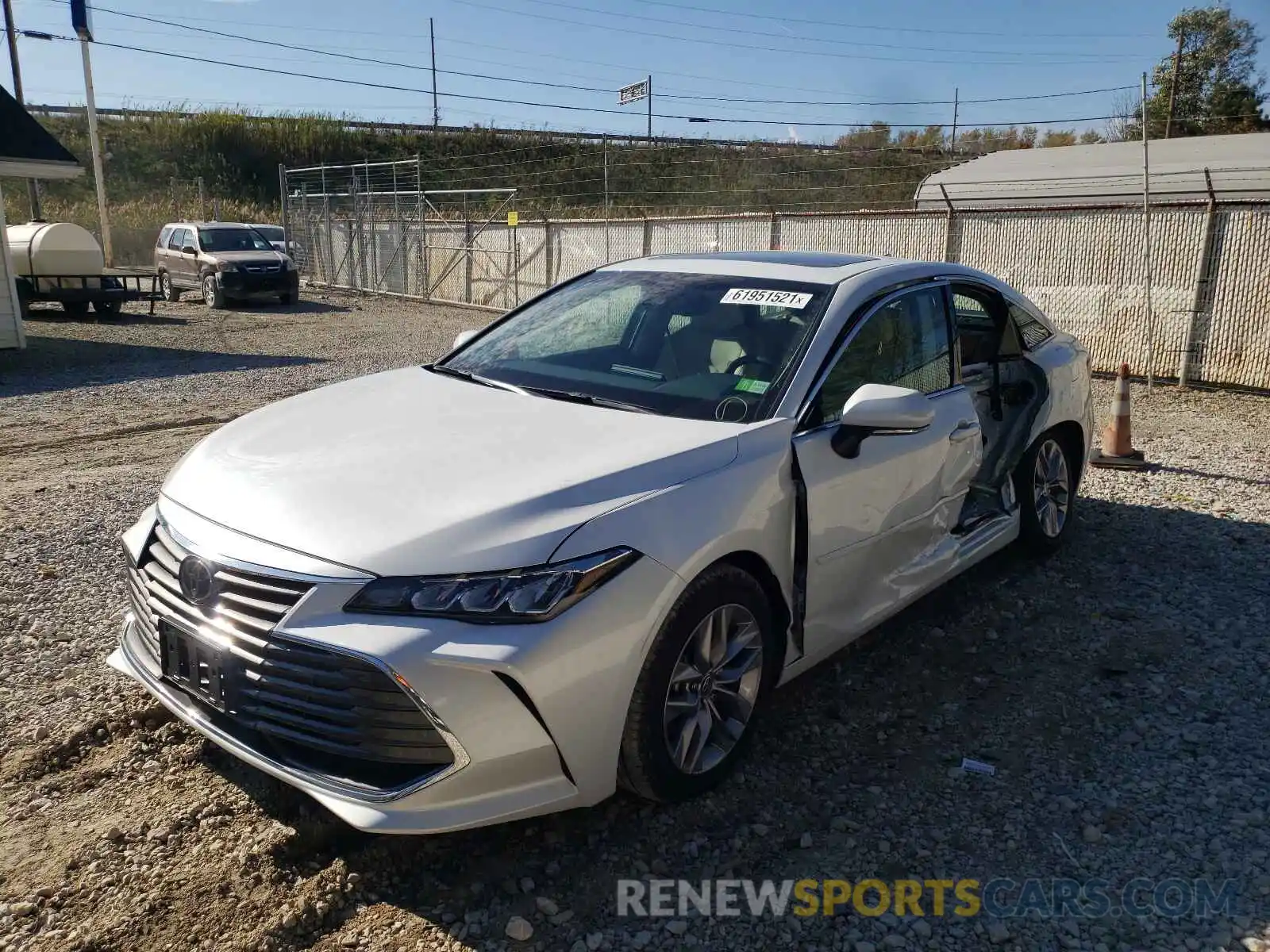 2 Photograph of a damaged car 4T1AZ1FB6LU053092 TOYOTA AVALON 2020