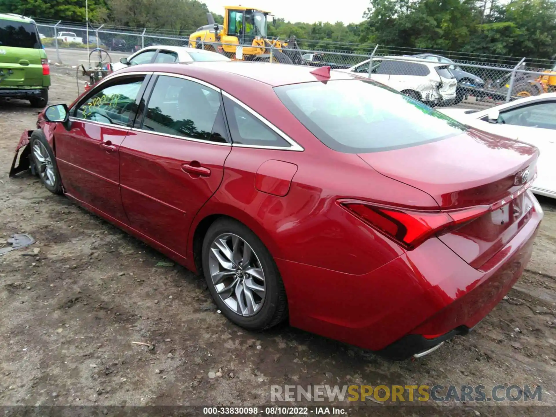 3 Photograph of a damaged car 4T1AZ1FB8LU040537 TOYOTA AVALON 2020