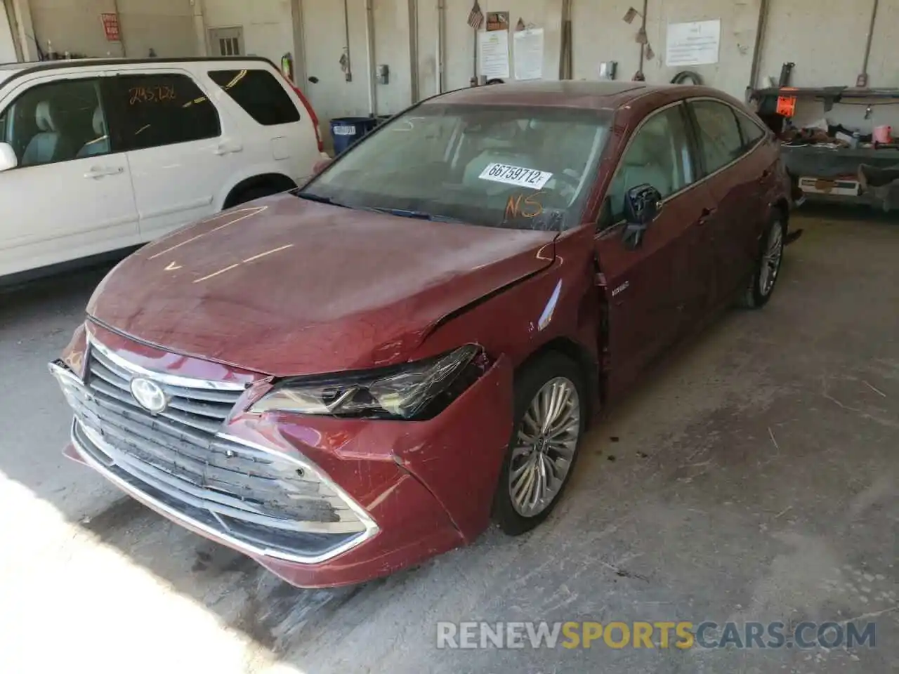 2 Photograph of a damaged car 4T1D21FB2LU018261 TOYOTA AVALON 2020