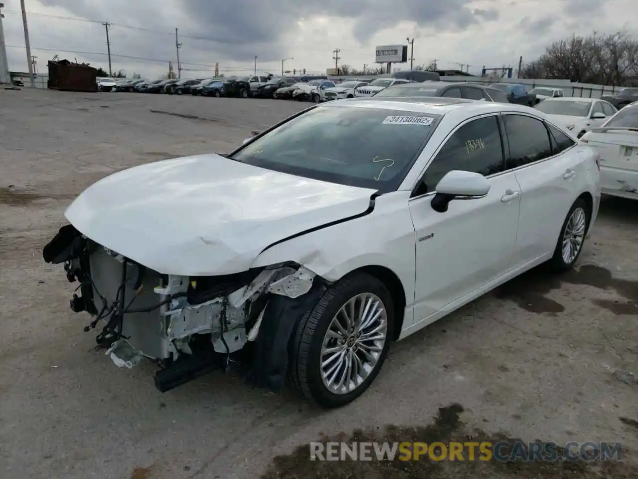 2 Photograph of a damaged car 4T1D21FB8LU019334 TOYOTA AVALON 2020