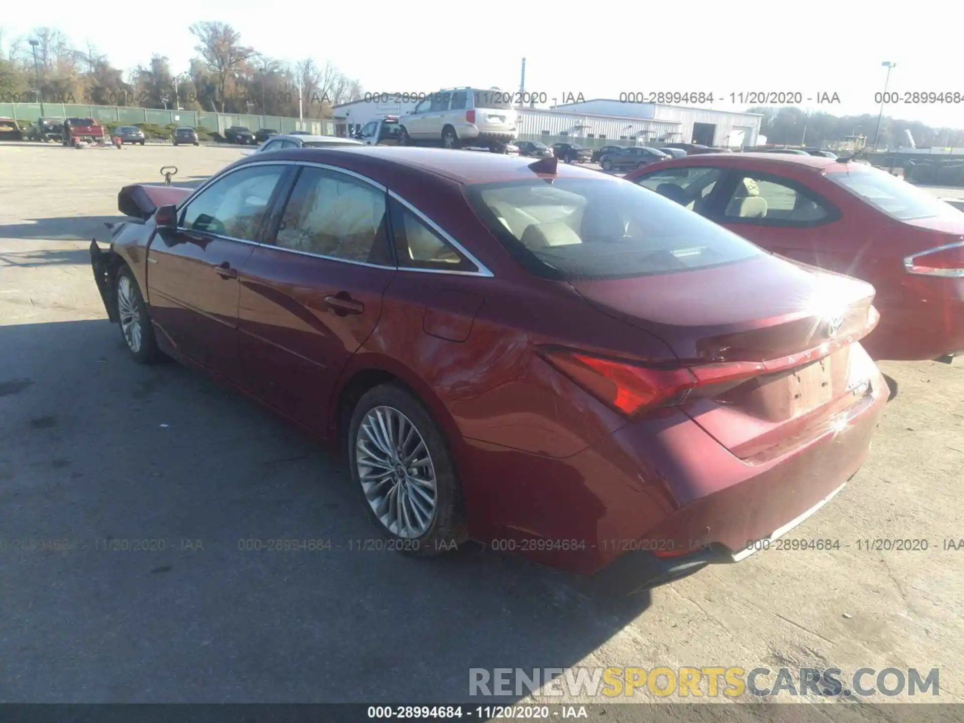 3 Photograph of a damaged car 4T1D21FB9LU017429 TOYOTA AVALON 2020