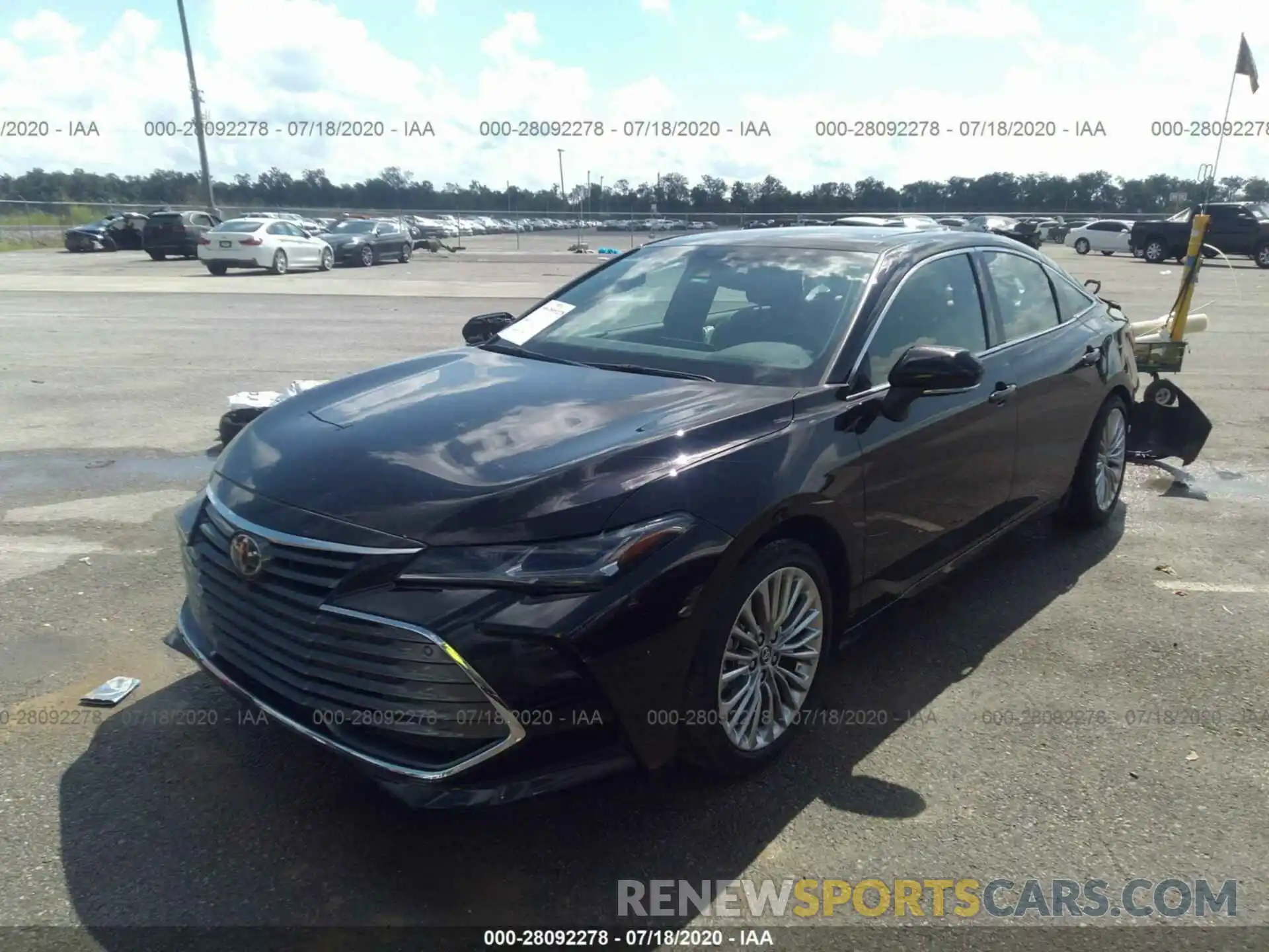 2 Photograph of a damaged car 4T1DZ1FB4LU043867 TOYOTA AVALON 2020