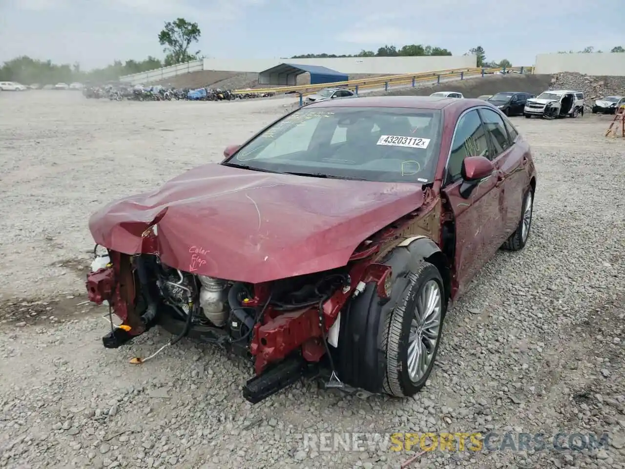 2 Photograph of a damaged car 4T1DZ1FB6LU039822 TOYOTA AVALON 2020