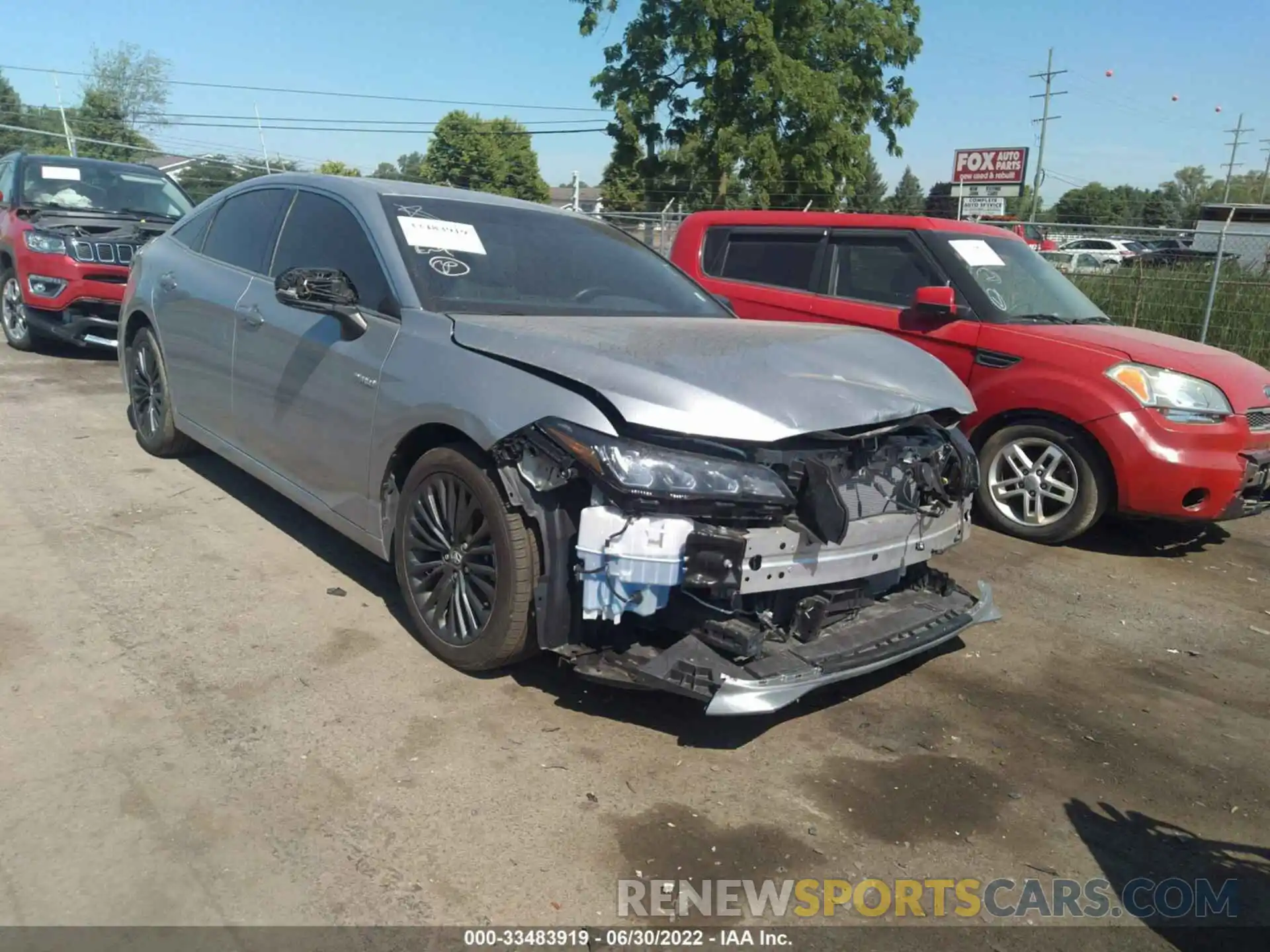 1 Photograph of a damaged car 4T1E21FB4LU014426 TOYOTA AVALON 2020