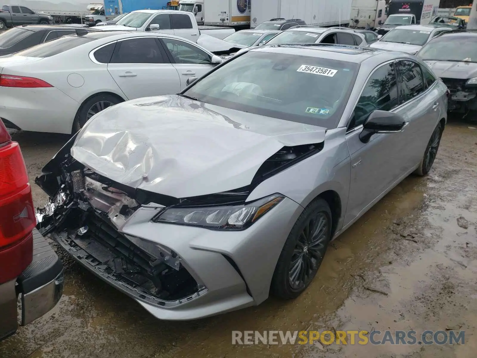 2 Photograph of a damaged car 4T1E21FB7LU012475 TOYOTA AVALON 2020