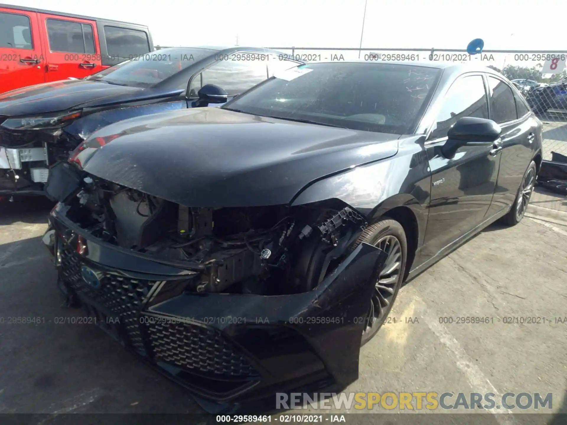 2 Photograph of a damaged car 4T1E21FB7LU017238 TOYOTA AVALON 2020