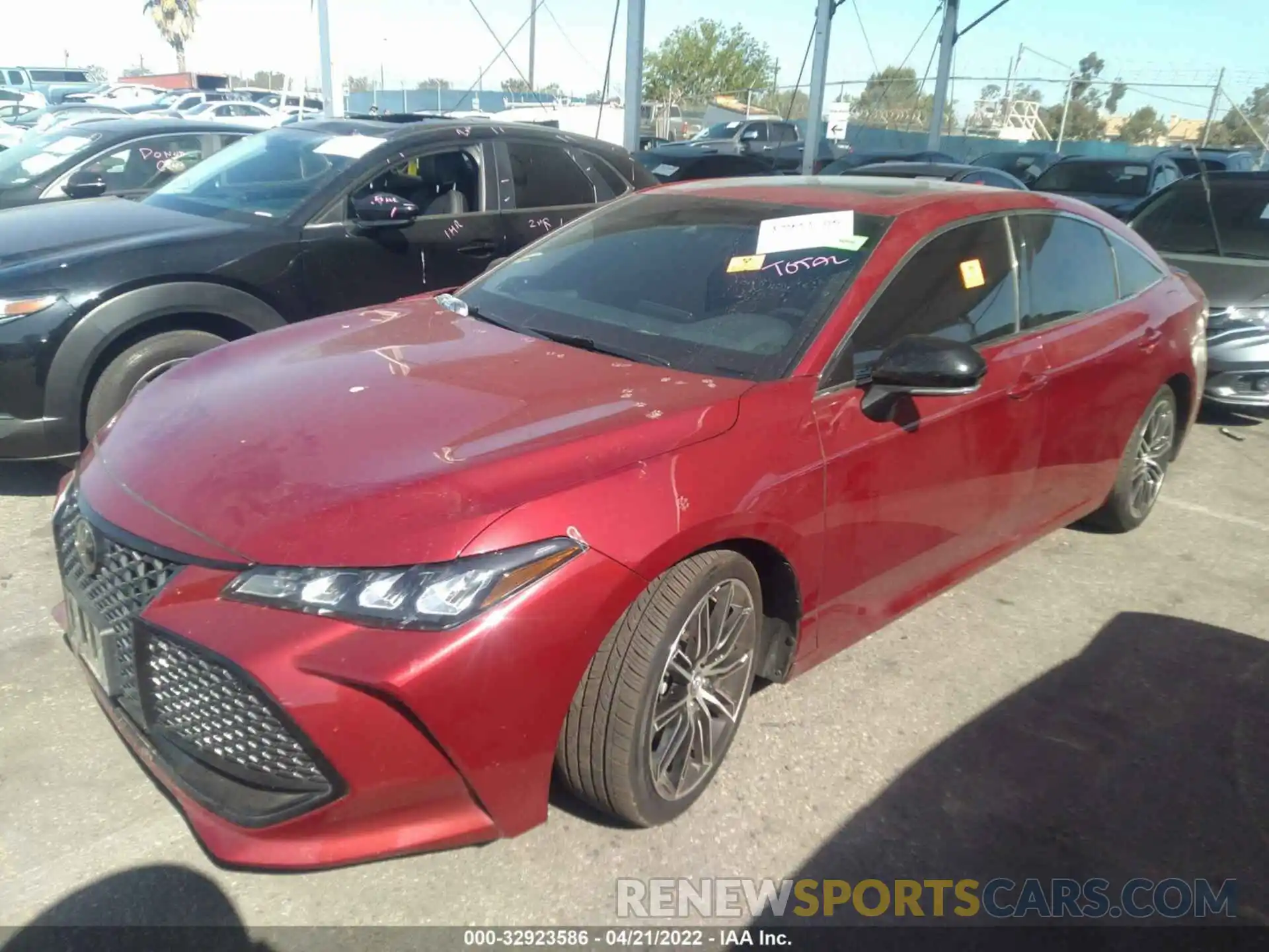 2 Photograph of a damaged car 4T1EZ1FB7LU042023 TOYOTA AVALON 2020