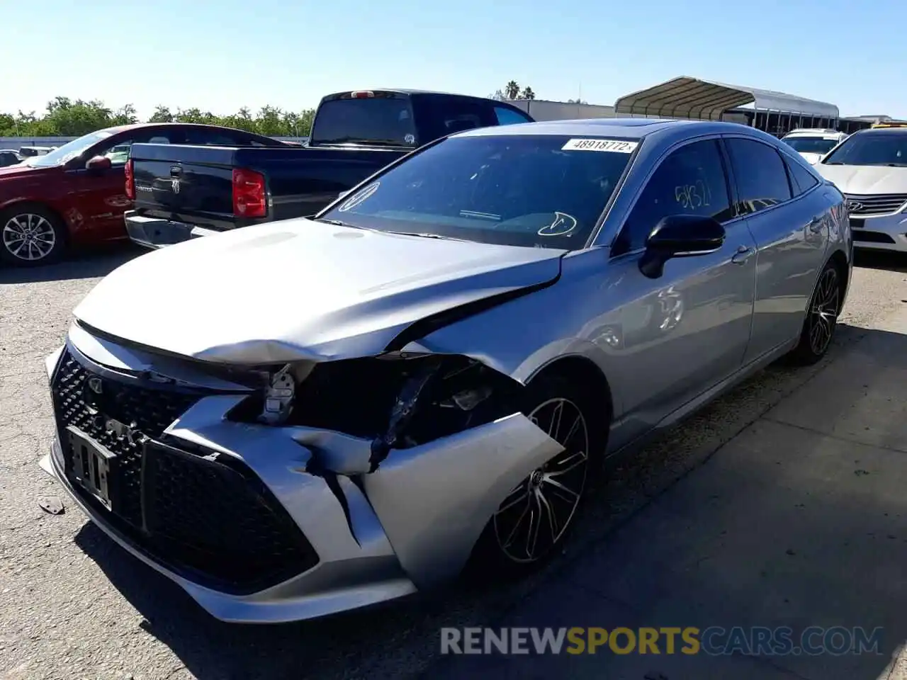 2 Photograph of a damaged car 4T1EZ1FB7LU047612 TOYOTA AVALON 2020