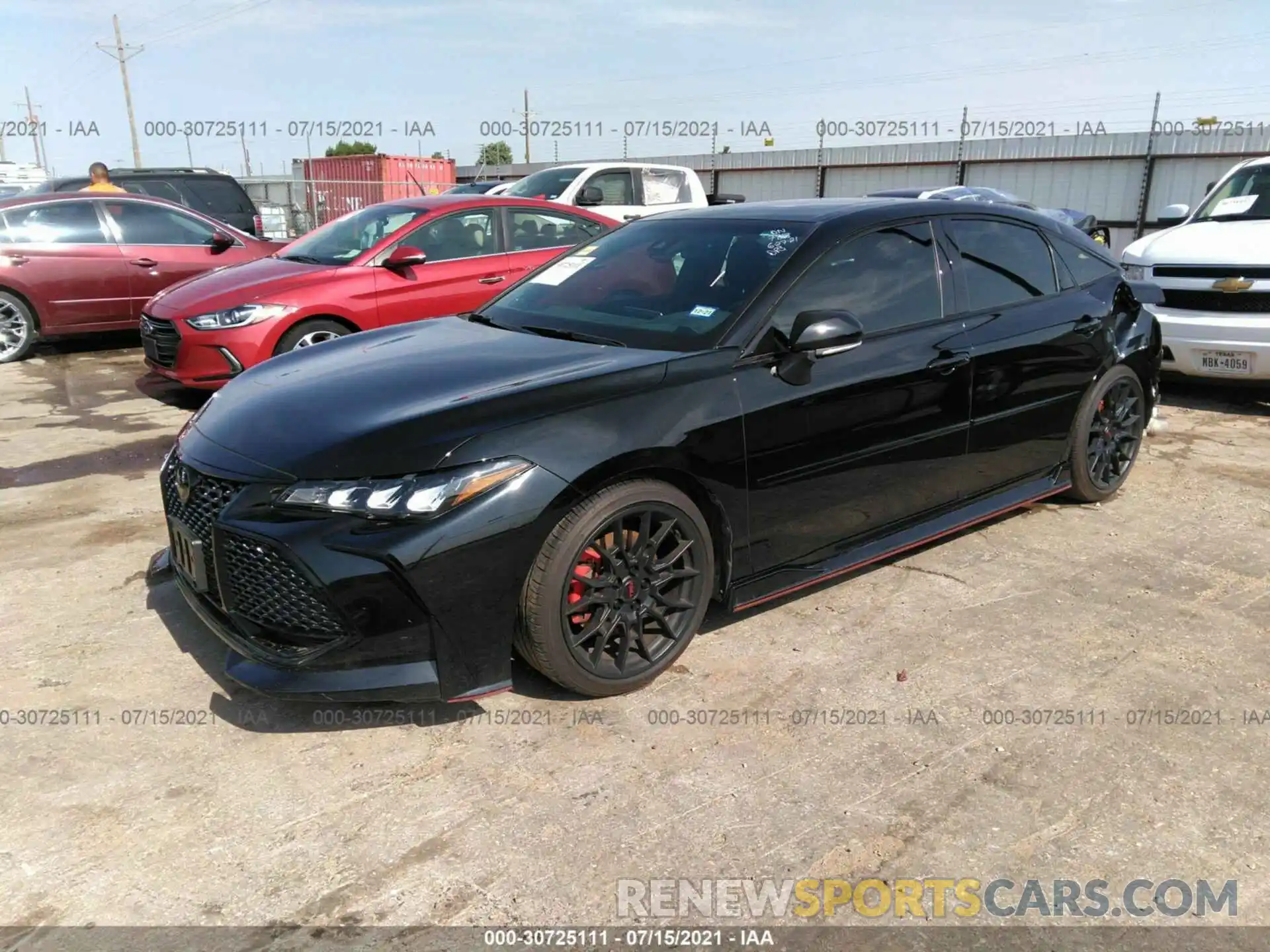 2 Photograph of a damaged car 4T1FZ1FB1LU045259 TOYOTA AVALON 2020