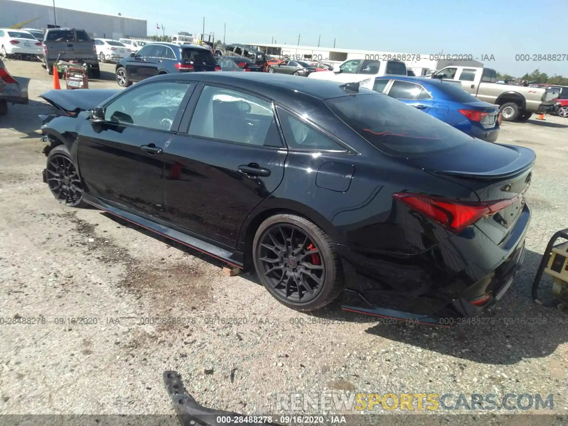 3 Photograph of a damaged car 4T1FZ1FB5LU047919 TOYOTA AVALON 2020