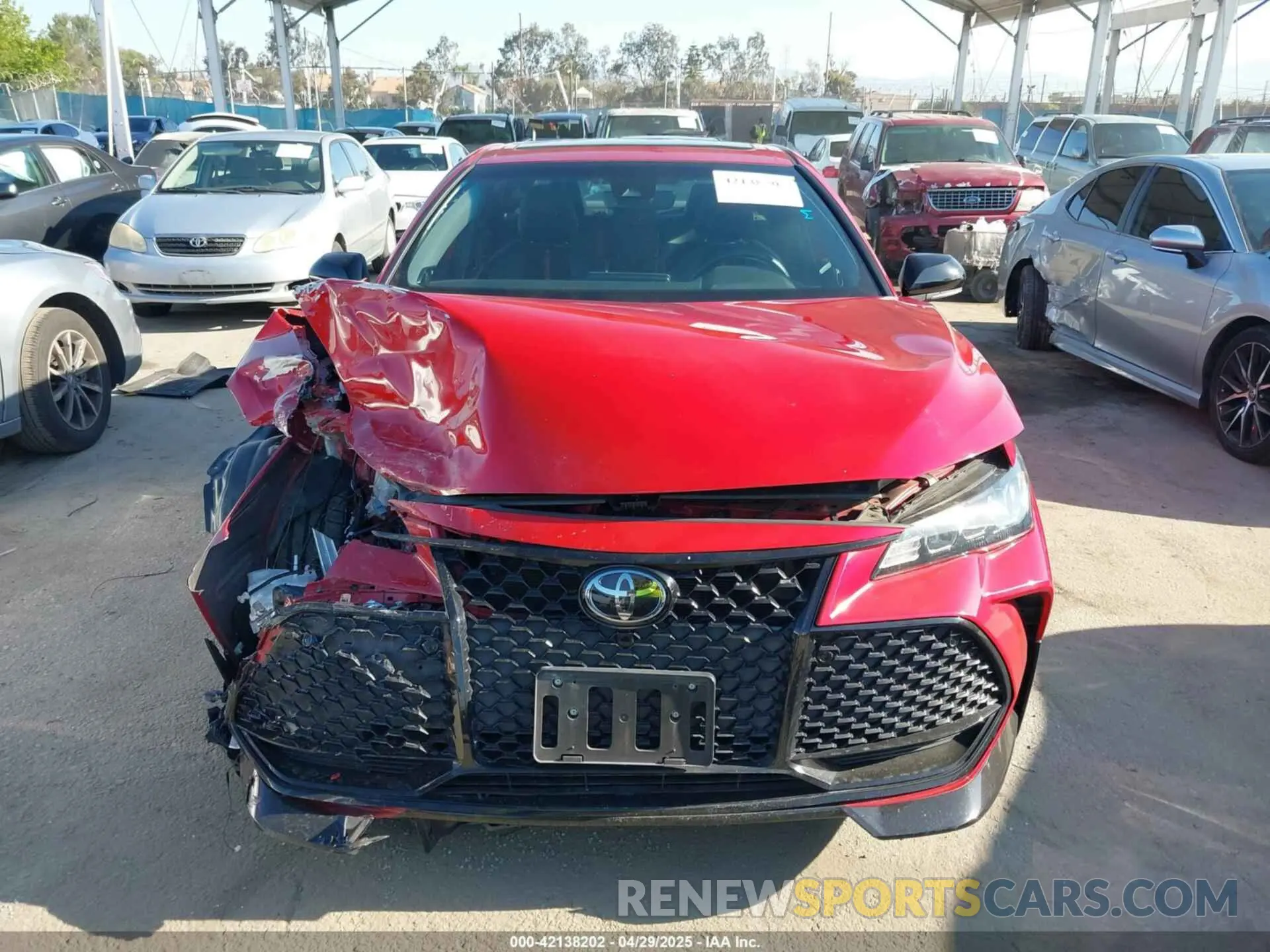 12 Photograph of a damaged car 4T1FZ1FB9LU052427 TOYOTA AVALON 2020