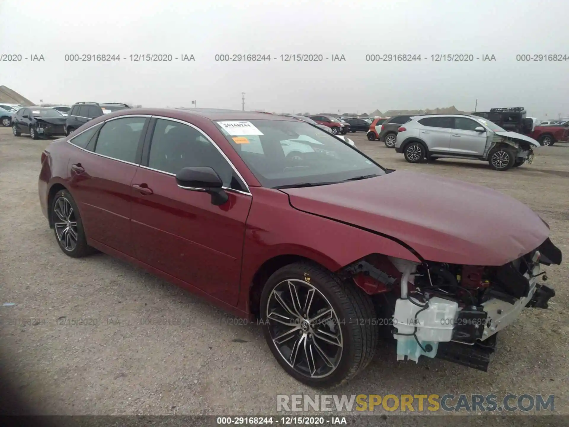 1 Photograph of a damaged car 4T1GZ1FB5LU044118 TOYOTA AVALON 2020