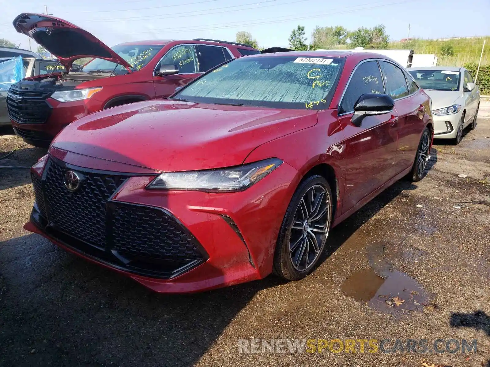 2 Photograph of a damaged car 4T1HZ1FB1LU039602 TOYOTA AVALON 2020