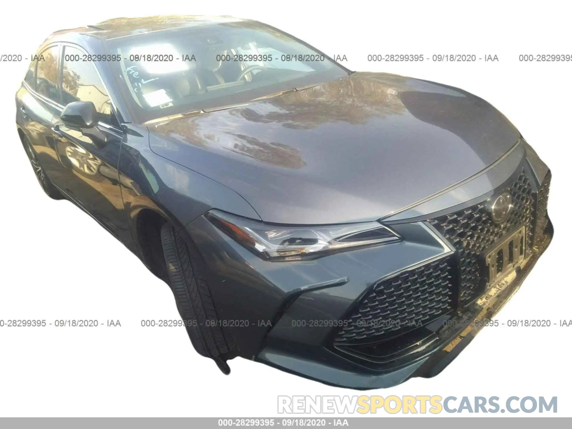 1 Photograph of a damaged car 4T1HZ1FB2LU039348 TOYOTA AVALON 2020