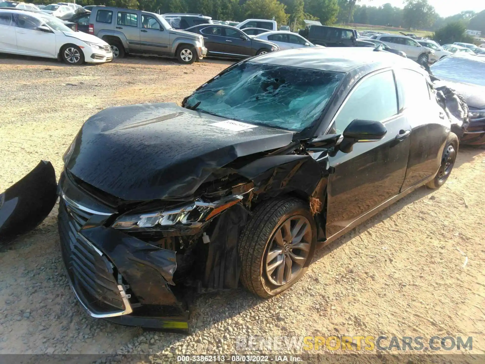 2 Photograph of a damaged car 4T1JZ1FB4LU049087 TOYOTA AVALON 2020